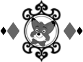 Logo Partyservice Fuchs in schwarz-weiß